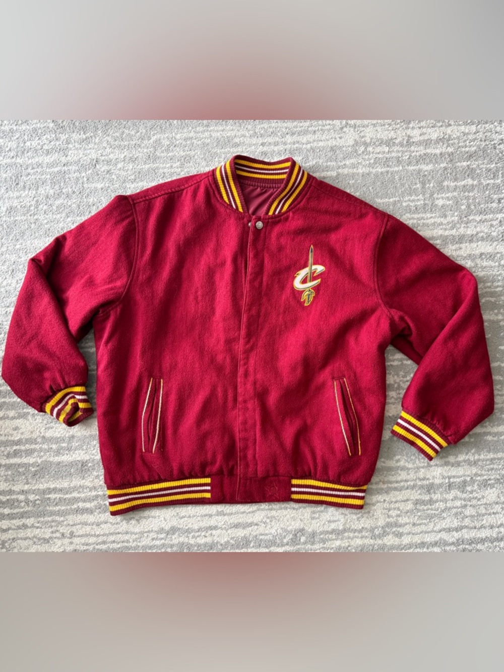 Jeff Hamilton NBA Cleveland Cavaliers reversible jacket